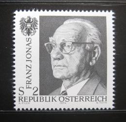 Poštová známka Rakúsko 1974 Prez.ident Franz Jonas Mi# 1458