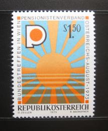 Poštová známka Rakúsko 1975 Asociace penzionistù Mi# 1490