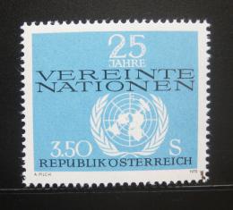 Poštová známka Rakúsko 1970 OSN, 25. výroèie Mi# 1347