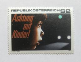 Poštová známka Rakúsko 1971 Bezpeènos� silnièního provozu Mi# 1354
