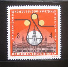 Poštová známka Rakúsko 1972 Ekonomický kongres Mi# 1388