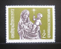 Poštová známka Rakúsko 1972 Vianoce Mi# 1405