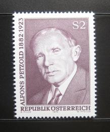 Poštová známka Rakúsko 1973 Alfonz Petzold, básník Mi# 1410