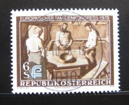 Poštová známka Rakúsko 1978 Kongres rodiny Mi# 1587