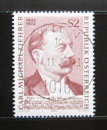 Poštová známka Rakúsko 1972 Carl Michael Ziehrer Mi# 1403