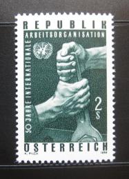 Poštová známka Rakúsko 1969 ILO, 50. výroèie Mi# 1305