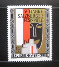 Poštová známka Rakúsko 1970 Salcburský festival Mi# 1335