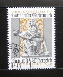 Poštová známka Rakúsko 1978 Gotické umenie Mi# 1575