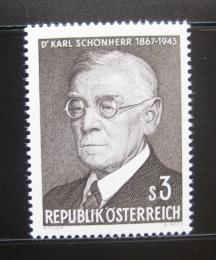 Poštová známka Rakúsko 1967 Dr. Karl Schonherr, spisovatel Mi# 1234