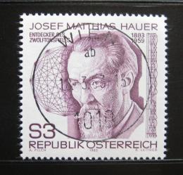 Poštová známka Rakúsko 1983 Josef Matthias Hauer, skladatel Mi# 1733