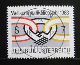 Poštová známka Rakúsko 1983 Svìtový rok komunikace Mi# 1731