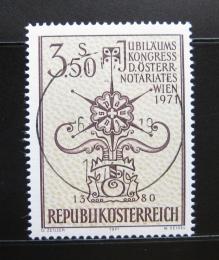 Poštová známka Rakúsko 1971 Kongres notáøù Mi# 1359