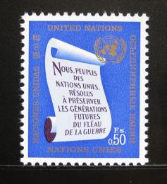 Poštová známka OSN Ženeva 1969 Charta Mi# 5