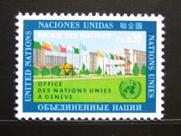 Poštová známka OSN Ženeva 1969 Evropská kanceláø Mi# 4