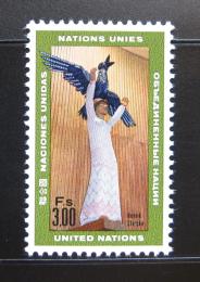 Poštová známka OSN Ženeva 1969 Socha, Henrik Starcke Mi# 8