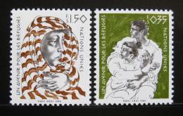 Poštové známky OSN Ženeva 1984 Budoucnost pro uprchlíky Mi# 124-25