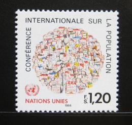 Poštová známka OSN Ženeva 1984 Mezinárodní konference Mi# 119