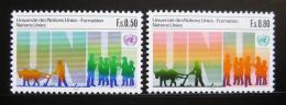 Poštové známky OSN Ženeva 1985 Univerzita OSN Mi# 129-30