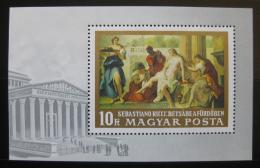 Poštová známka Maïarsko 1968 Italské malíøství Mi# Block 67