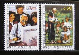 Poštové známky OSN Ženeva 1993 Dùstojné stáøí Mi# 225-26