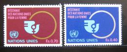 Poštové známky OSN Ženeva 1980 Dekáda žen Mi# 89-90