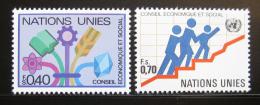 Poštové známky OSN Ženeva 1980 ECOSOC Mi# 94-95