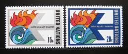Poštové známky OSN New York 1979 Boj proti katastrofám Mi# 332-33