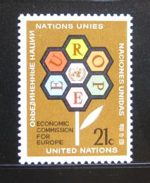 Poštová známka OSN New York 1972 Ekonomická komise ECE Mi# 251