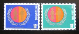 Poštovní známky OSN New York 1975 Mezinárodní rok žen Mi# 281-82