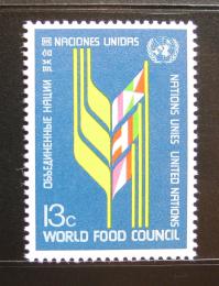 Poštovní známka OSN New York 1976 Potravinová rada Mi# 301