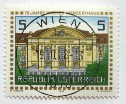 Poštová známka Rakúsko 1988 Viedeòská koncertní hala Mi# 1937