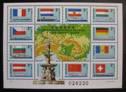 Poštová známka Maïarsko 1977 Vodní trasa po Dunaji Mi# Block 128
