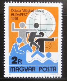Poštová známka Maïarsko 1979 MS v moderním pìtiboji Mi# 3370