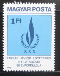 Poštová známka Maïarsko 1979 Lidská práva Mi# 3334