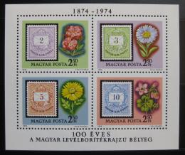 Poštové známky Maïarsko 1974 První poštové známky Mi# Block 105