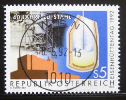 Poštová známka Rakúsko 1992 LD ocelový mlýn Mi# 2063