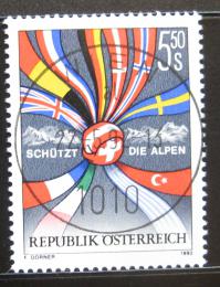 Poštová známka Rakúsko 1992 Ochrana Alp Mi# 2065