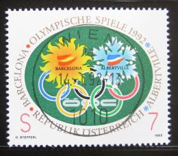 Poštová známka Rakúsko 1992 Olympiády Mi# 2048
