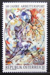 Poštová známka Rakúsko 1992 Športy dìlníkù Mi# 2052