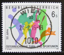 Poštová známka Rakúsko 1995 Gymnastika Mi# 2148