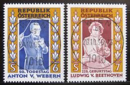 Poštové známky Rakúsko 1995 Skladatelia Mi# 2174-75