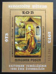 Poštová známka Maïarsko 1973 Umenie Mi# Block 102