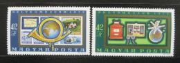 Poštové známky Maïarsko 1972 Poštovní múzeum Mi# 2813-14