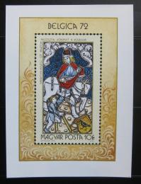 Poštová známka Maïarsko 1972 Výstava BELGICA Mi# Block 90
