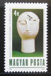 Poštová známka Maïarsko 1988 Boj proti drogám Mi# 3971