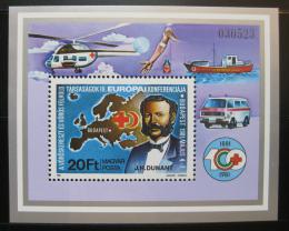 Poštová známka Maïarsko 1981 Maïarský èervený køíž Mi# Block 149