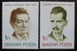 Poštové známky Maïarsko 1980 Osobnosti Mi# 3427,3467