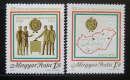 Poštové známky Maïarsko 1975 Volební systém Mi# 3068-69