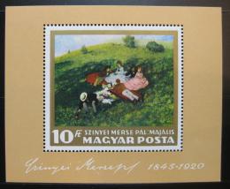Poštová známka Maïarsko 1966 Umenie Mi# Block 56