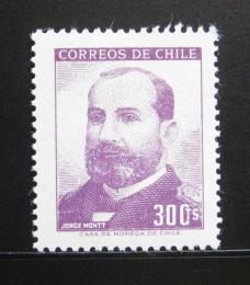 Poštová známka Èile 1966 Prezident Jorge Montt Mi# 653